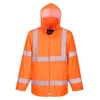 Hi-Vis Rain Jacket, H440, Orange, Size XL